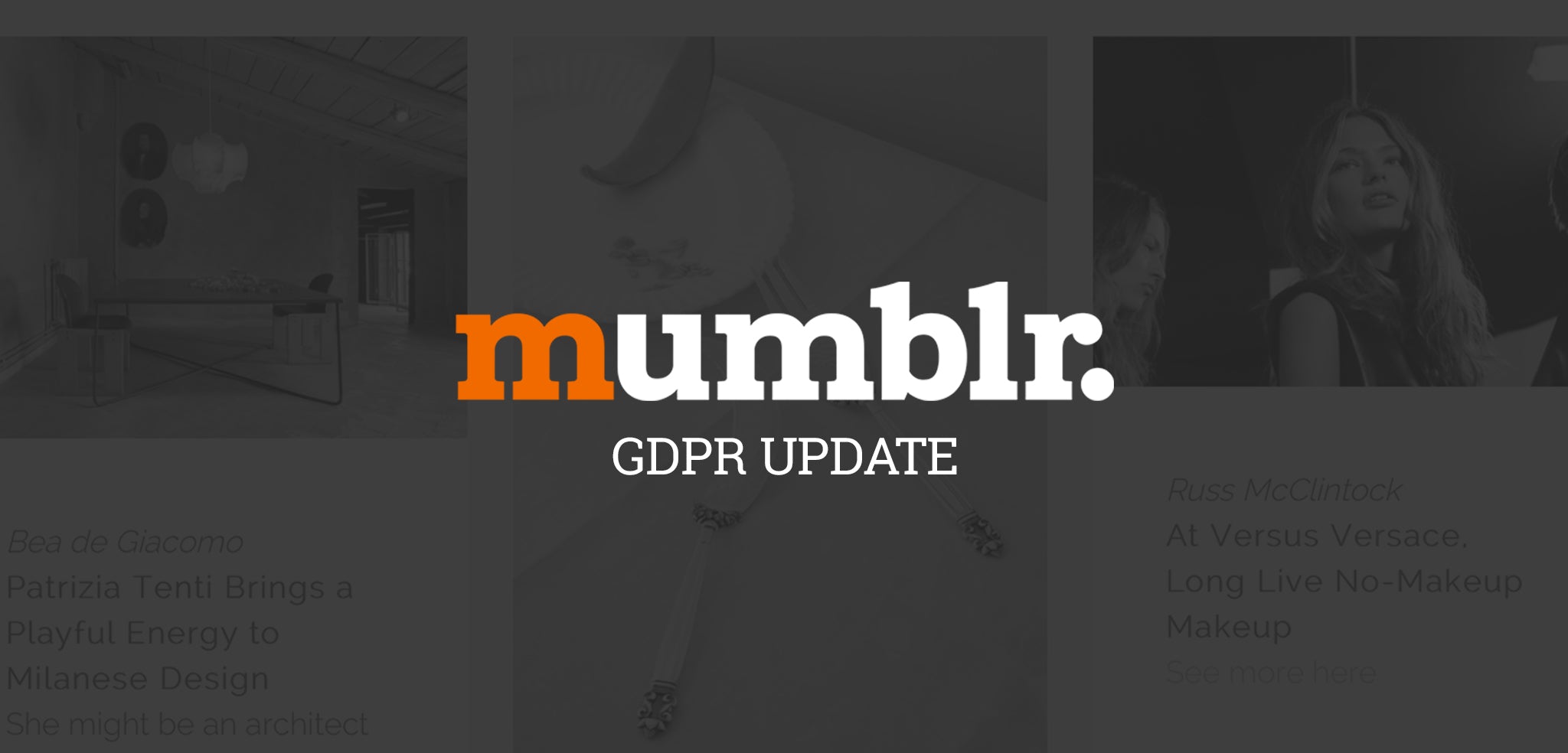 Mumblr GDPR Update