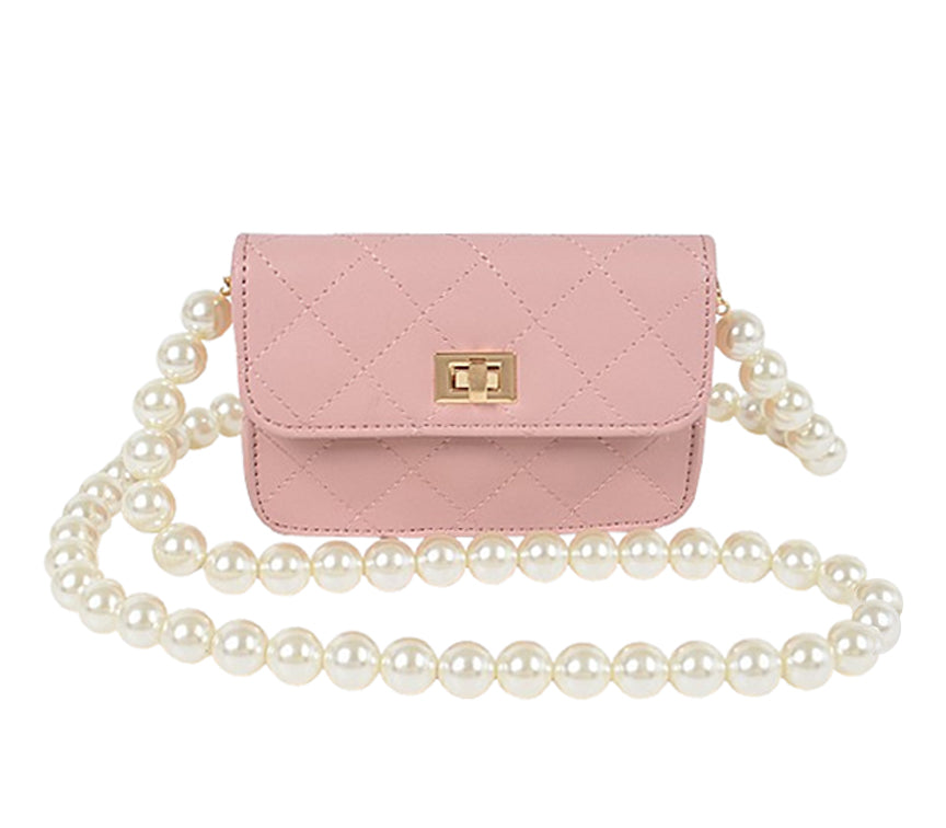 MC-1024 Milan Chiva® Heart Shaped Mini Clutch/Crossbody Bag - Pink