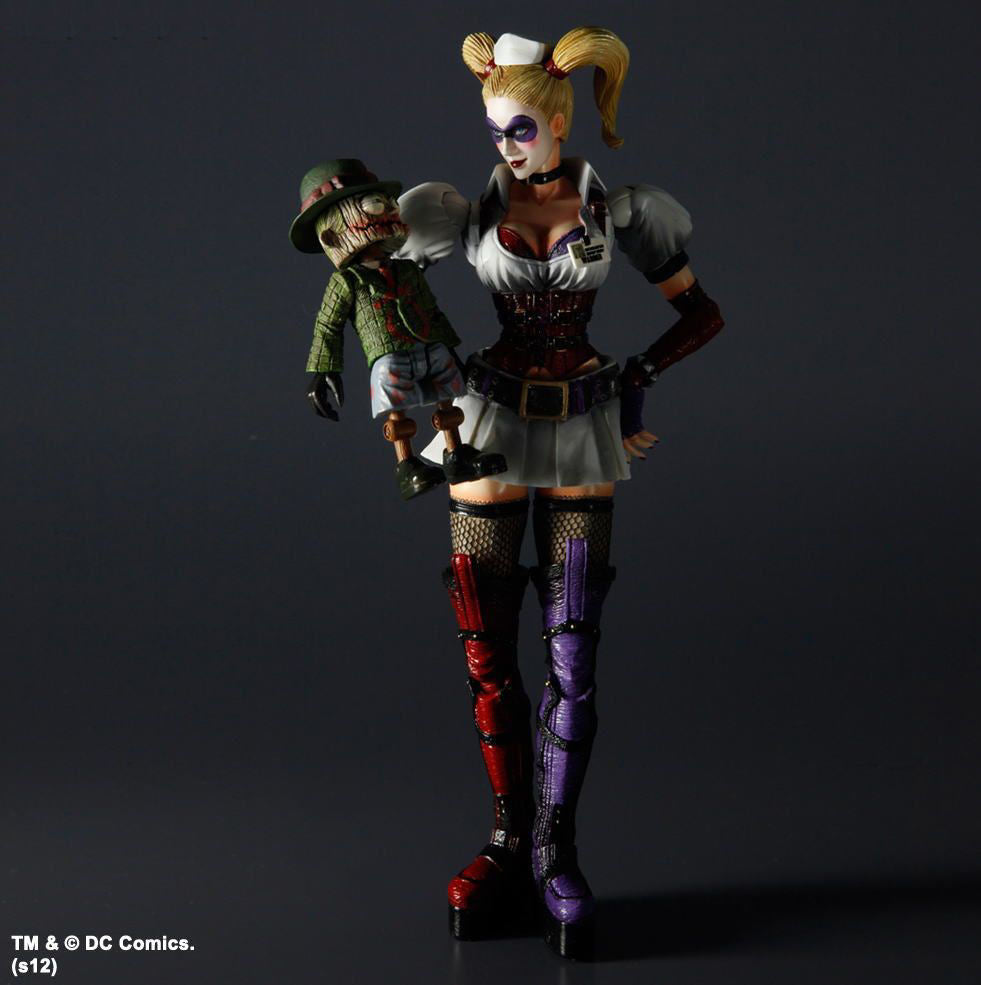 Square Enix Play Arts Kai Batman Arkham Asylum Series Harley Quinn Fig –  Kraven's Toys