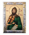 Saint John the Baptist (Silver icon - G Series)-Christianity Art