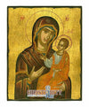 Virgin Mary Vrefokratousa - Child Holding, (100% Handpainted Icon - P Series)-Christianity Art