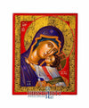 Virgin Glykofilousa - Sweet Kissing (100% Handpainted icon with Gold 24K - P Series)-Christianity Art