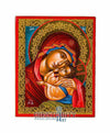 Virgin Glykofilousa - Sweet Kissing (100% Handpainted icon with Gold 24K - P Series)-Christianity Art