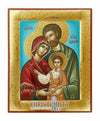 The Holy Family (100% Handpainted icon with Gold 24K - P Series)-Christianity Art