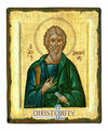 Apostle Andreas (100% Handpainted Icon - P Series)-Christianity Art