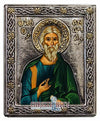 Apostle Andreas (Silver icon - G Series)-Christianity Art