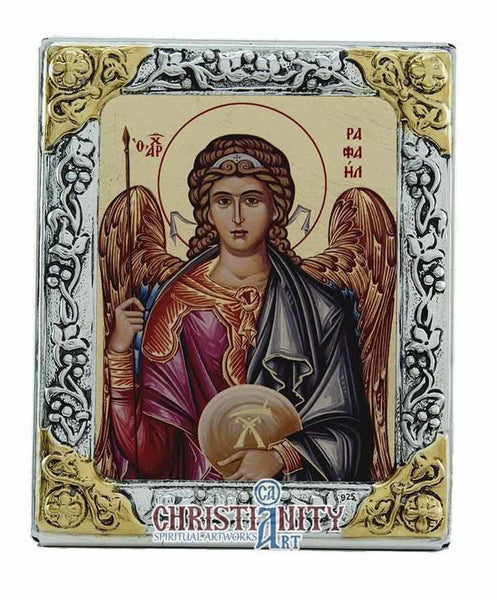 archangel-raphael-silver-icon-g-series-orthodox-religious-icon ...