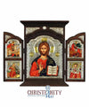 Jesus Christ from Kazan (Triptych - Silver icon - T Series)-Christianity Art