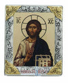 Jesus Christ from the Holy Monastery of Vatopedi (Silver icon - G Series)-Christianity Art
