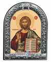 Jesus Christ Pantocrator (Metallic icon - MC Series)-Christianity Art