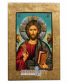 Jesus Christ Pantocrator (Silver icon - FS Series)-Christianity Art