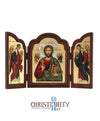 Jesus Christ Pantocrator (Triptych - TES Series)-Christianity Art