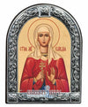 Saint Claudia (Metallic icon - MC Series)-Christianity Art