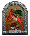 Saint Demetrios (Metallic icon - MC Series)-Christianity Art
