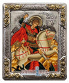 Saint George (Silver icon - G Series)-Christianity Art
