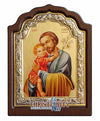 Saint Joseph (Silver icon - C Series)-Christianity Art