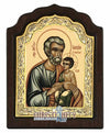 Saint Joseph (Silver icon - C Series)-Christianity Art