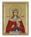 Saint Larissa (Engraved icon - S Series)-Christianity Art