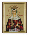 Saint Ludmila (Engraved icon - S Series)-Christianity Art