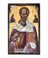 Saint Nicolaos (100% Handpainted Icon - P Series)-Christianity Art