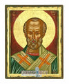 Saint Nicolaos, (100% Handpainted Icon - P Series)-Christianity Art