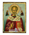 Saint Nicolaos (Aged icon - SW Series)-Christianity Art