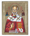 Saint Nicolaos (Engraved icon - S Series)-Christianity Art