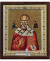 Saint Nicolaos (Metallic icon - MR Series)-Christianity Art