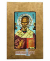 Saint Nicolaos (Silver icon - FS Series)-Christianity Art