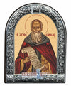 Saint Savvas (Metallic icon - MC Series)-Christianity Art