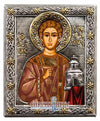 Saint Stephanos (Silver icon - G Series)-Christianity Art