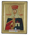 Saint Tamara (Engraved icon - S Series)-Christianity Art