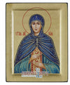 Saint Zoe (Engraved icon - S Series)-Christianity Art