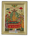 The Assumption (Engraved icon - S Series)-Christianity Art