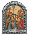 The Baptism of our Lord Jesus Christ (Metallic icon - MC Series)-Christianity Art