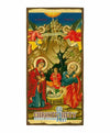 The Birth of Jesus Christ (Aged icon - SW Series)-Christianity Art