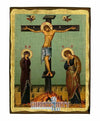 The Crucifixion (Aged icon - SW Series)-Christianity Art
