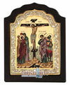 The Crucifixion (Silver icon - C Series)-Christianity Art