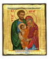 The Holy Family (100% Handpainted Icon - P Series)-Christianity Art