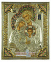 The Holy Family (Silver icon - GE Series)-Christianity Art