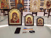 The Holy Trinity (Silver icon - C Series)-Christianity Art