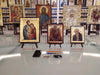 The Synaxis of the Archangels (Engraved old - looking icon - S-EW Series)-Christianity Art