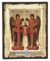 The Synaxis of the Archangels (Engraved old - looking icon - S-EW Series)-Christianity Art