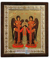 The Synaxis of the Archangels (Metallic icon - MR Series)-Christianity Art