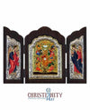 The Vine tree (Triptych - Silver icon - T Series)-Christianity Art