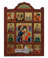 Virgin Glykofilousa (Sweet Kissing) (Engraved Icon - E Series)-Christianity Art