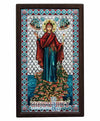 Virgin Mary Athonitissa (Metallic icon - ME Series)-Christianity Art