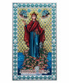 Virgin Mary Athonitissa (Metallic icon - ME Series)-Christianity Art