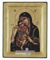 Virgin Mary Axion Esti (Engraved icon - S Series)-Christianity Art