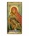 Virgin Mary Eleousa - Mercy Giving of Kykkos (Aged icon - SW Series)-Christianity Art